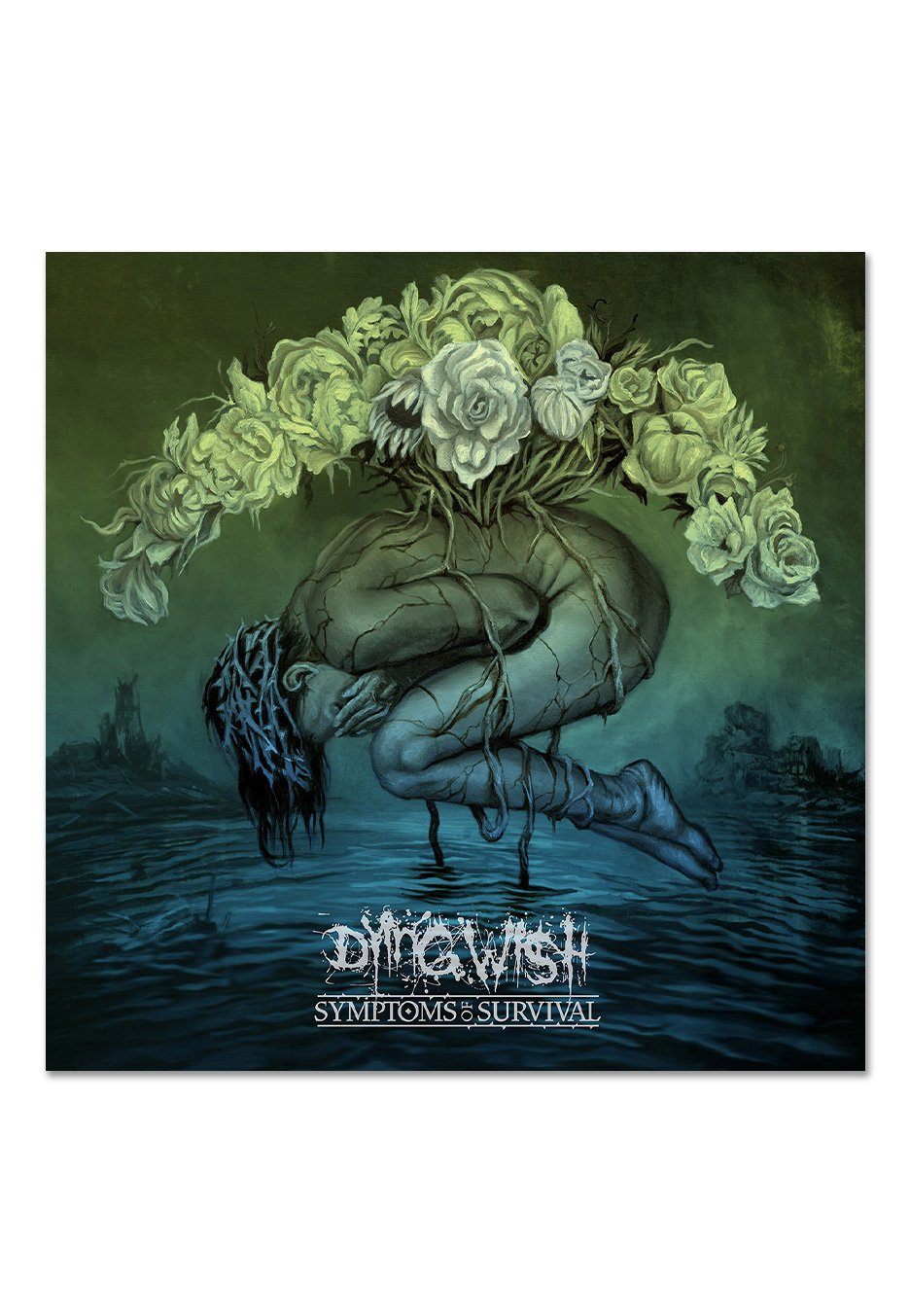 Dying Wish - Symptoms Of Survival Ltd. Green w/ Black/Yellow  - Splattered Vinyl | Neutral-Image