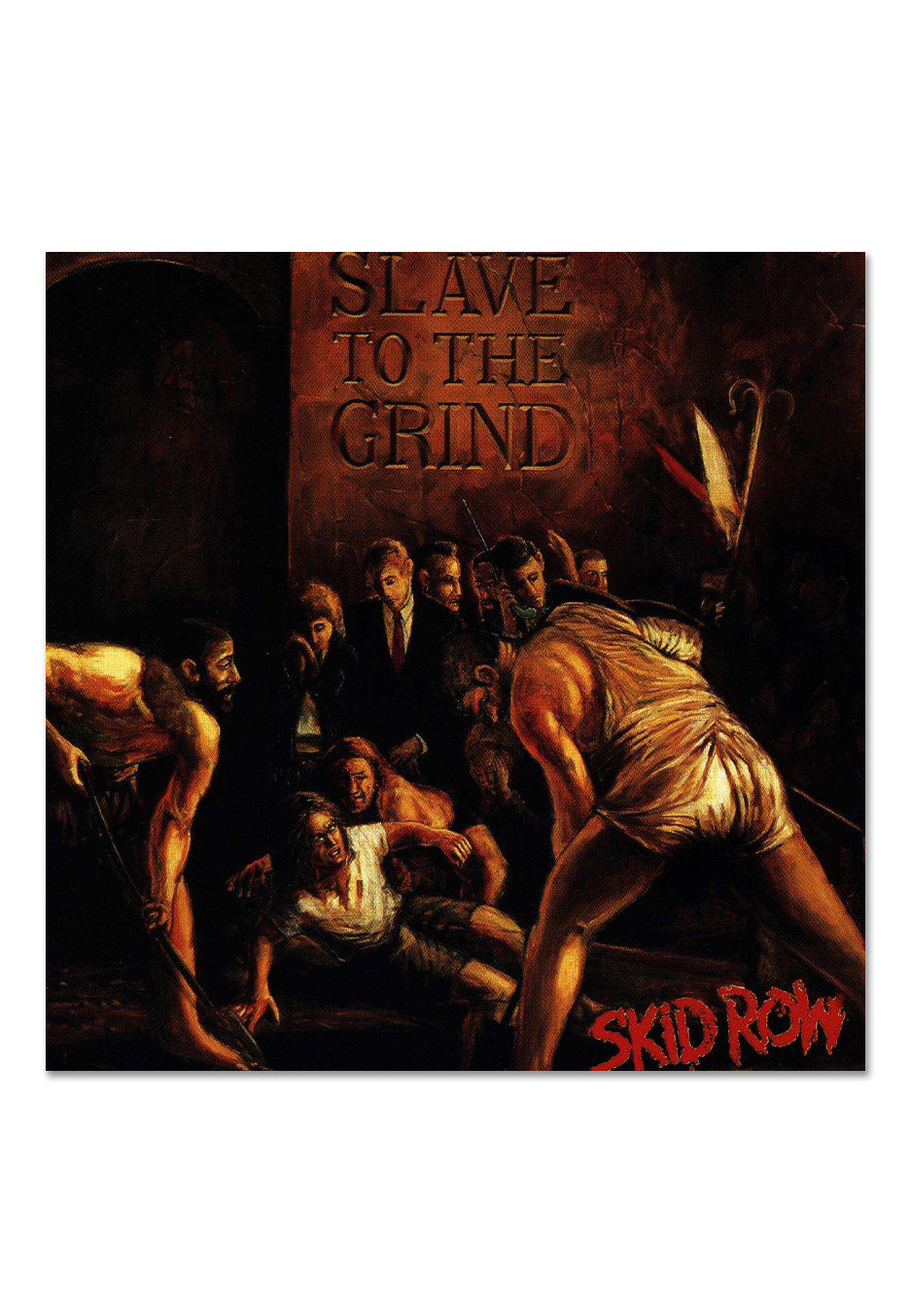 Skid Row - Slave To The Grind Orange/Black - Marbled 2 Vinyl | Neutral-Image