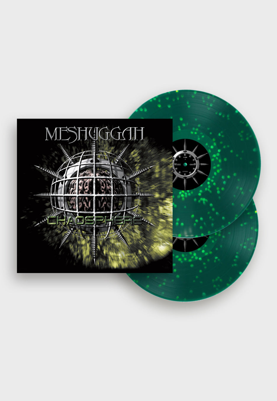 Meshuggah - Chaosphere (25th Anniversary Remaster) Ltd. Green w/ Yellow - Splattered 2 Vinyl | Neutral-Image