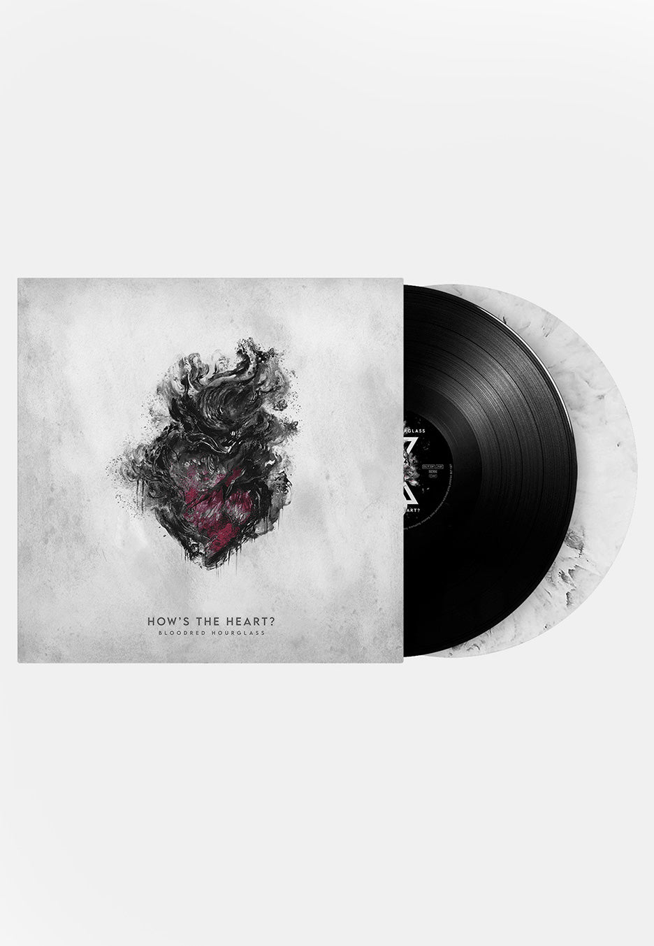 Bloodred Hourglass - How's The Heart Ltd. Black & White/Black - Colored 2 Vinyl   | Neutral-Image