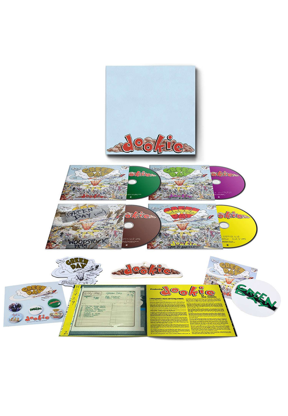 Green Day - Dookie (30th Anniversary) - 4 CD Boxset | Neutral-Image