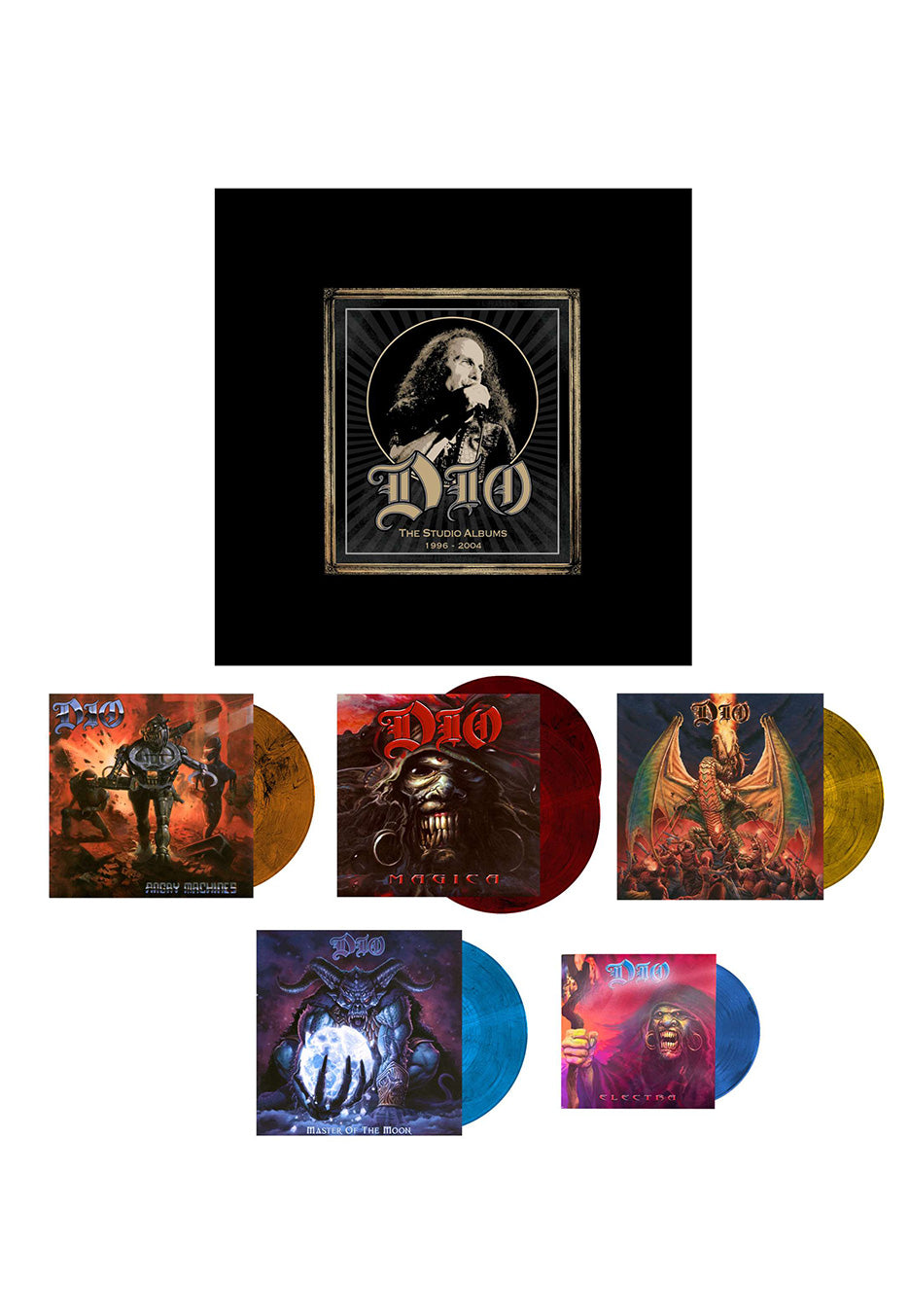 Dio - The Studio Albums 1996-2004 - 5 Vinyl + 7 Inch Boxset | Neutral-Image