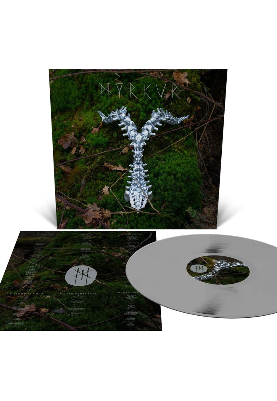 Myrkur - Spine Metallic Silver - Colored Vinyl | Neutral-Image