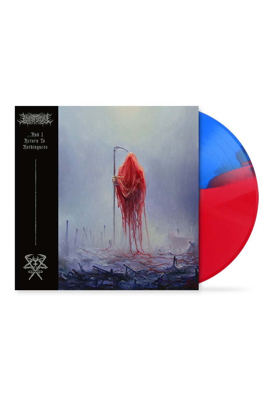 Lorna Shore - ...And I Return To Nothingness EP Ltd. Sky Blue Red Split - Colored Vinyl + CD | Neutral-Image