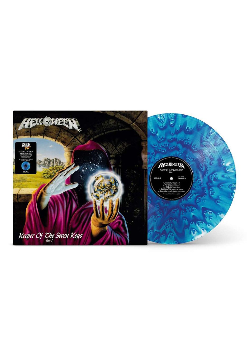 Helloween - Keeper of the Seven Keys Pt.1 Blue - Splattered Vinyl | Neutral-Image