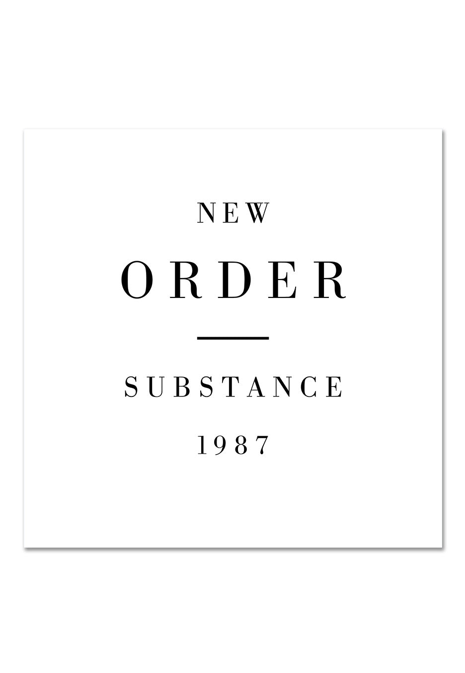 New Order - Substance 2023 Reissue - 2 Vinyl | Neutral-Image