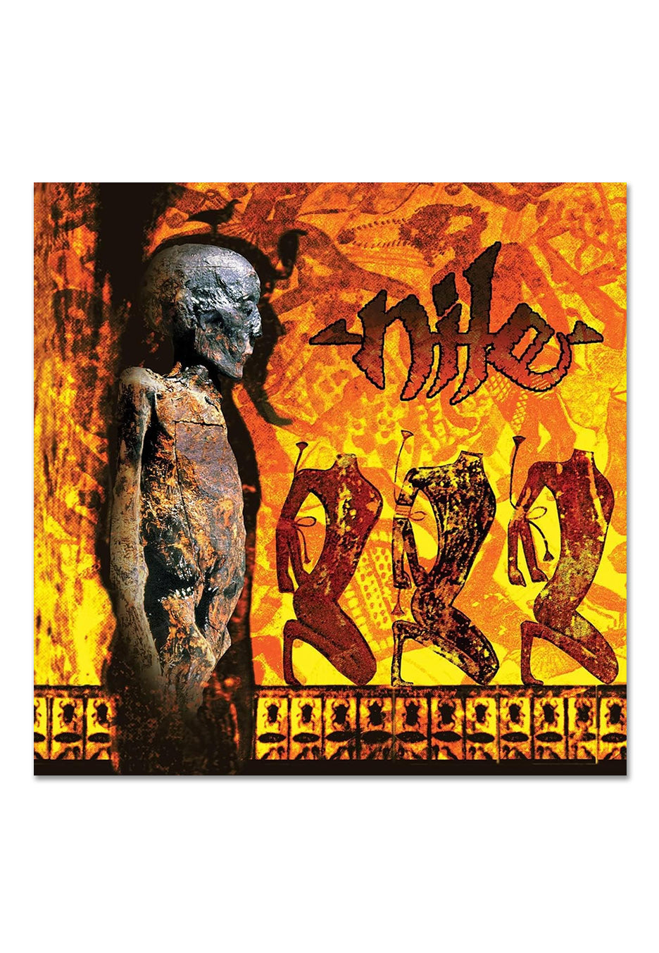 Nile - Amongst The Catacombs Of Nephren-Ka Yellow w/ Orange/Black/Silver/Red - Splattered Vinyl | Neutral-Image