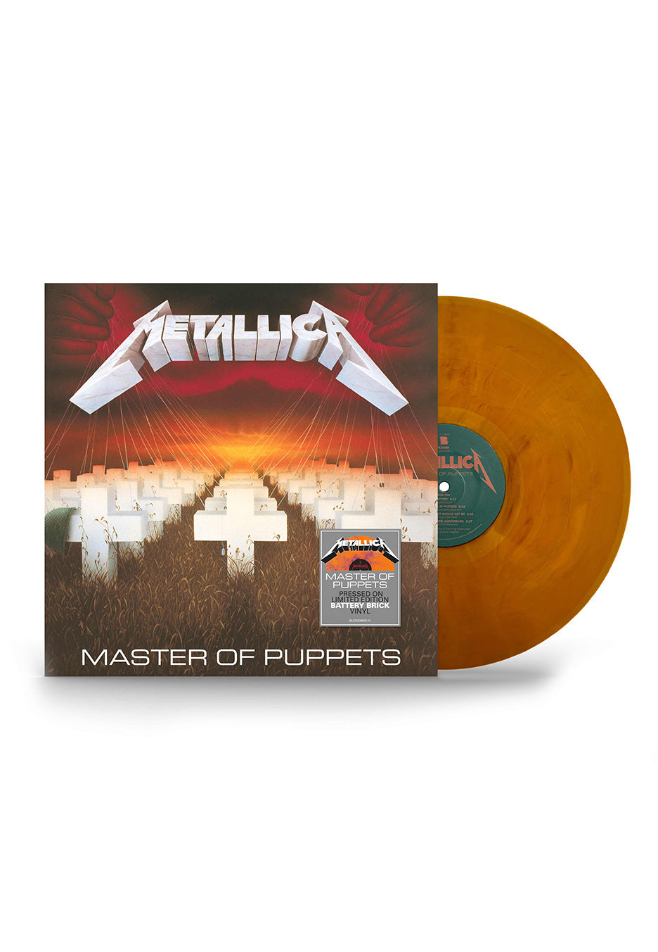 Metallica - Master Of Puppets Ltd. Battery Brick - Colored Vinyl | Neutral-Image