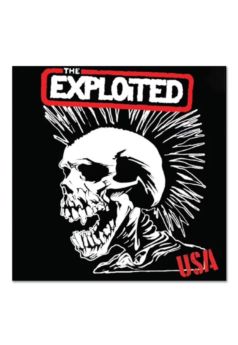 The Exploited - USA Ltd. Red - Marbled 7 Inch | Neutral-Image