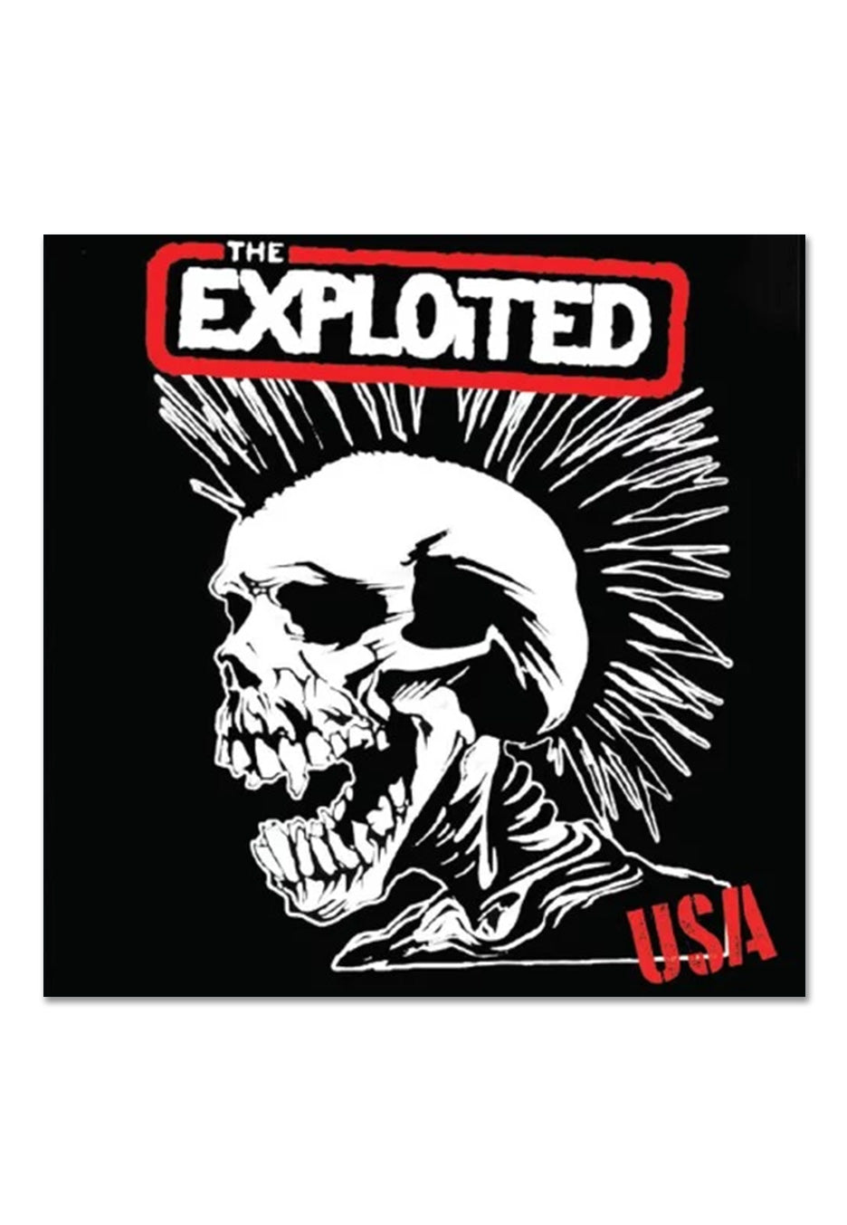 The Exploited - USA Ltd. Red - Marbled 7 Inch | Neutral-Image