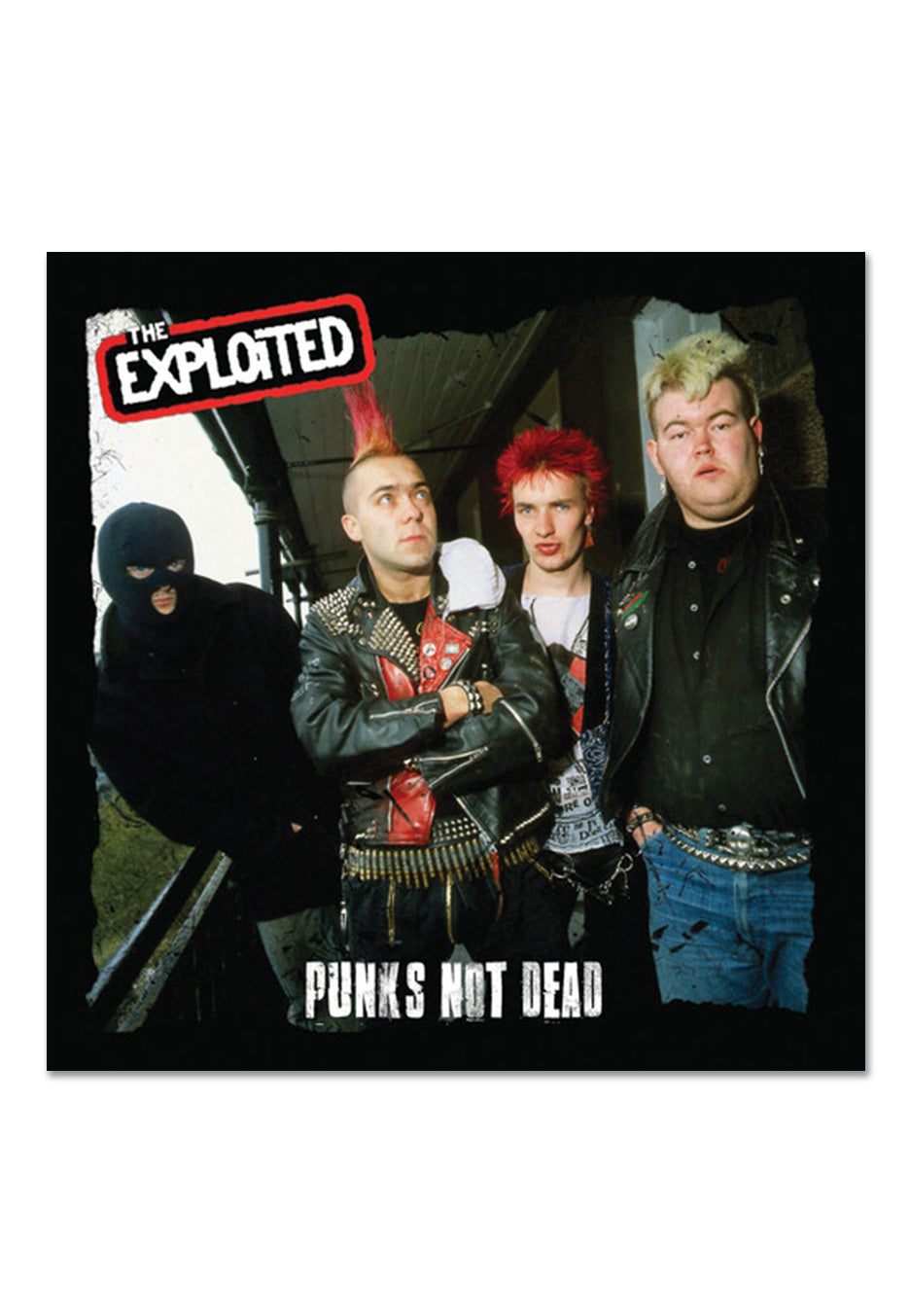 The Exploited - Punk's Not Dead Ltd. Red/Black - Splattered 7 Inch | Neutral-Image