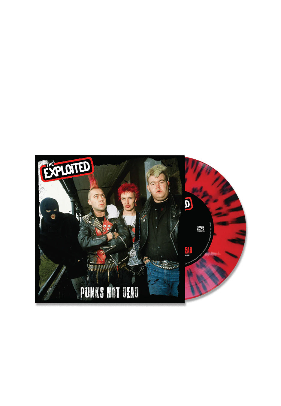 The Exploited - Punk's Not Dead Ltd. Red/Black - Splattered 7 Inch | Neutral-Image