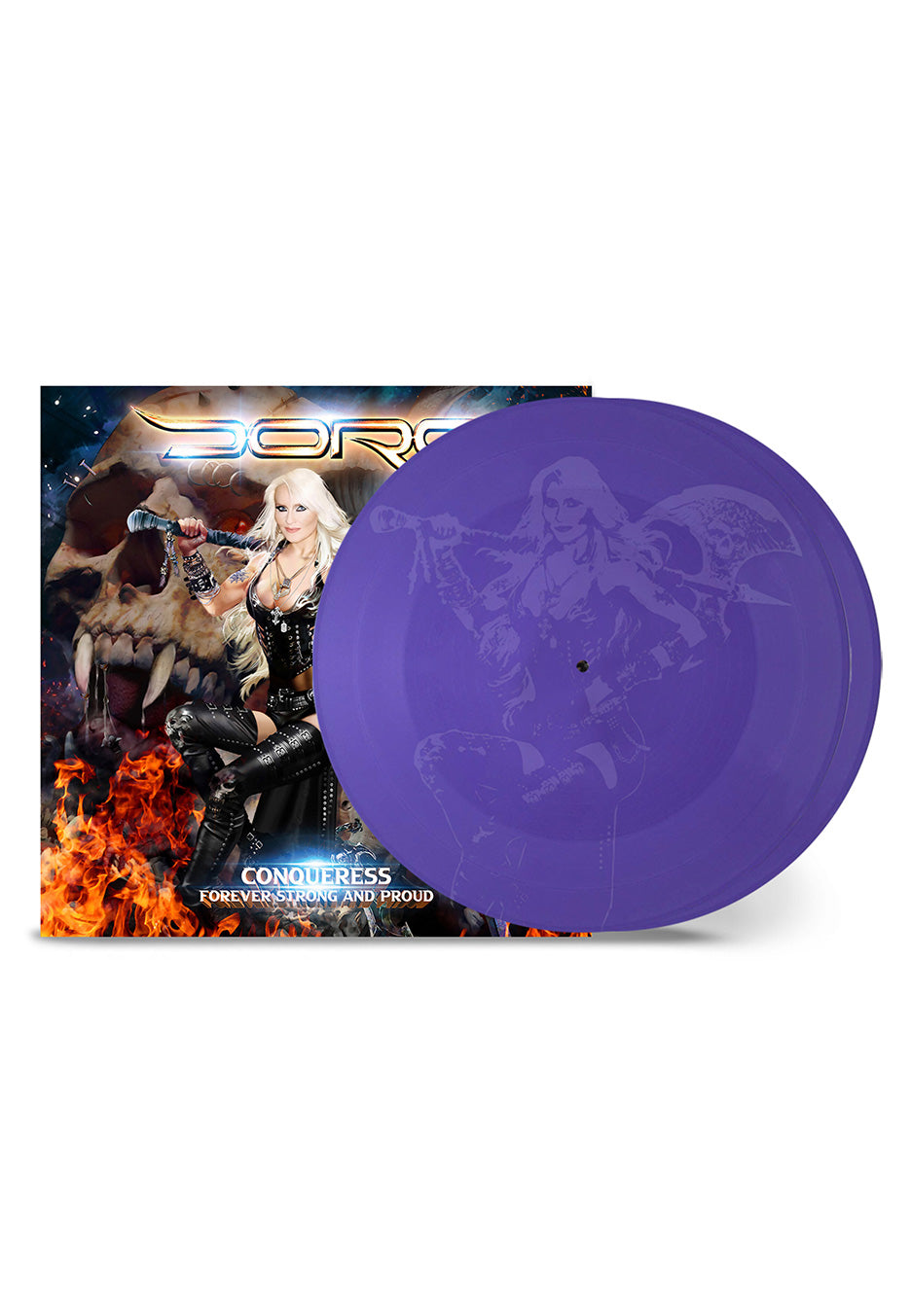 Doro - Conqueress - Forever Strong And Proud Ltd. Purple - Colored 2 Vinyl | Neutral-Image