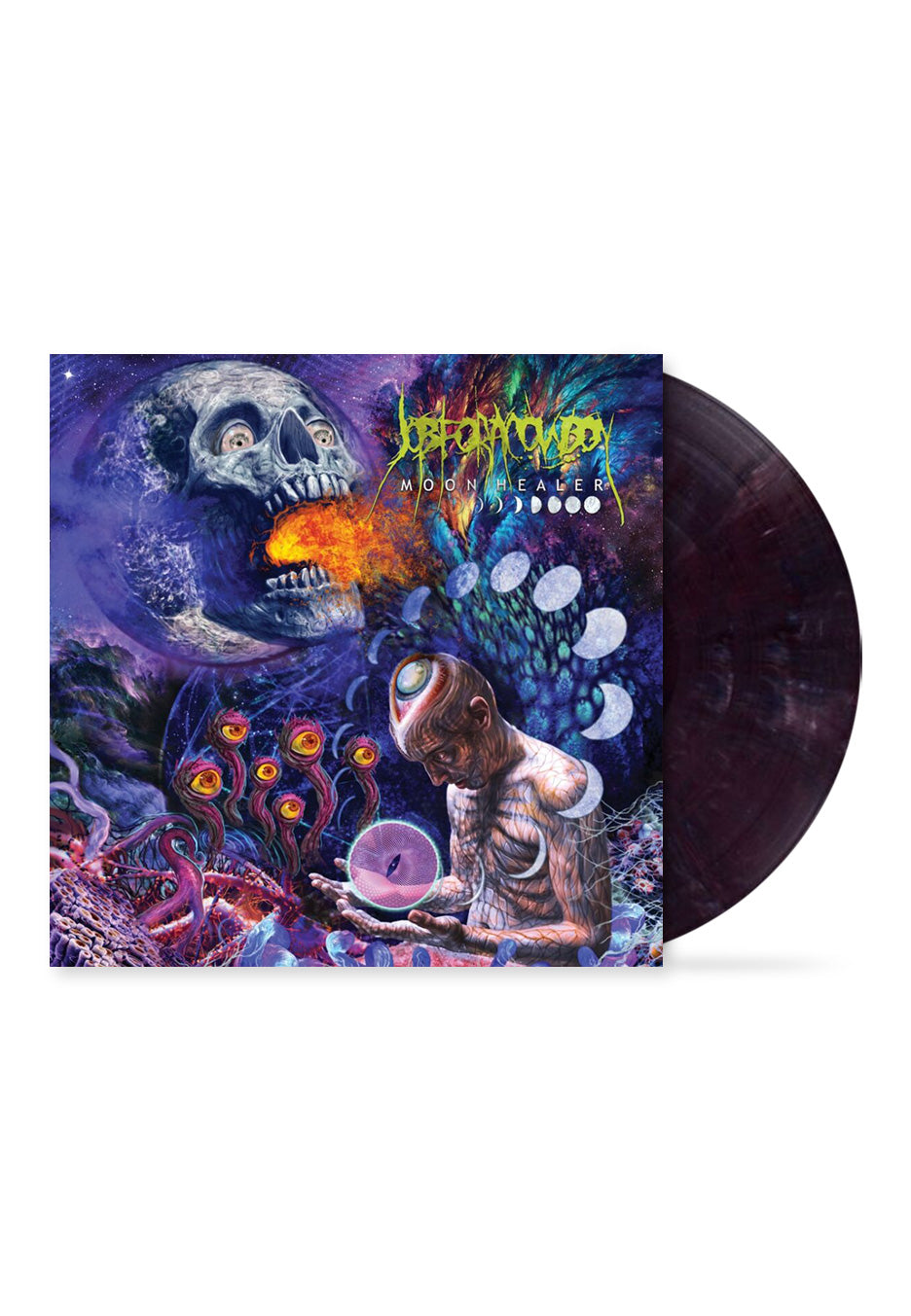 Job For A Cowboy - Moon Healer Ltd. Dark Purple - Marbled Vinyl | Neutral-Image