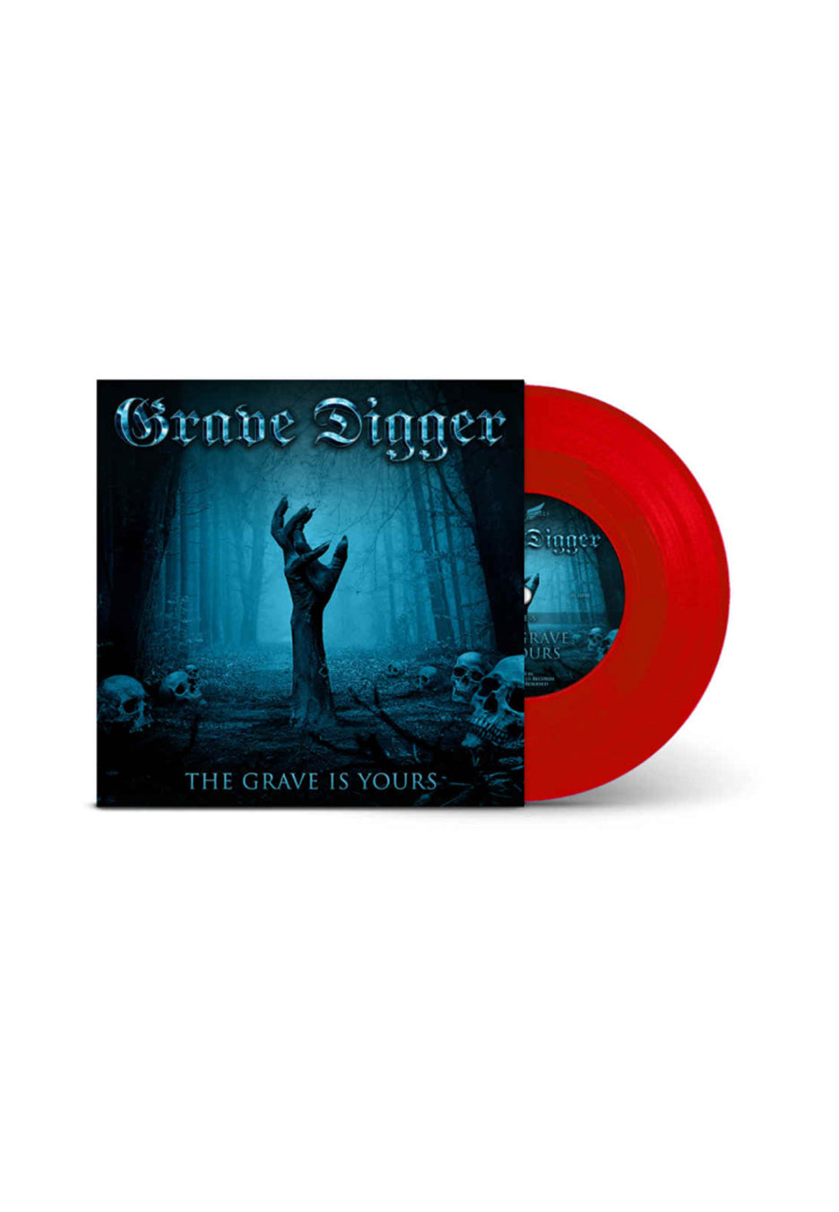 Grave Digger - The Grave Is Yours Ltd. Transparent Red - Colored 7 Inch | Neutral-Image