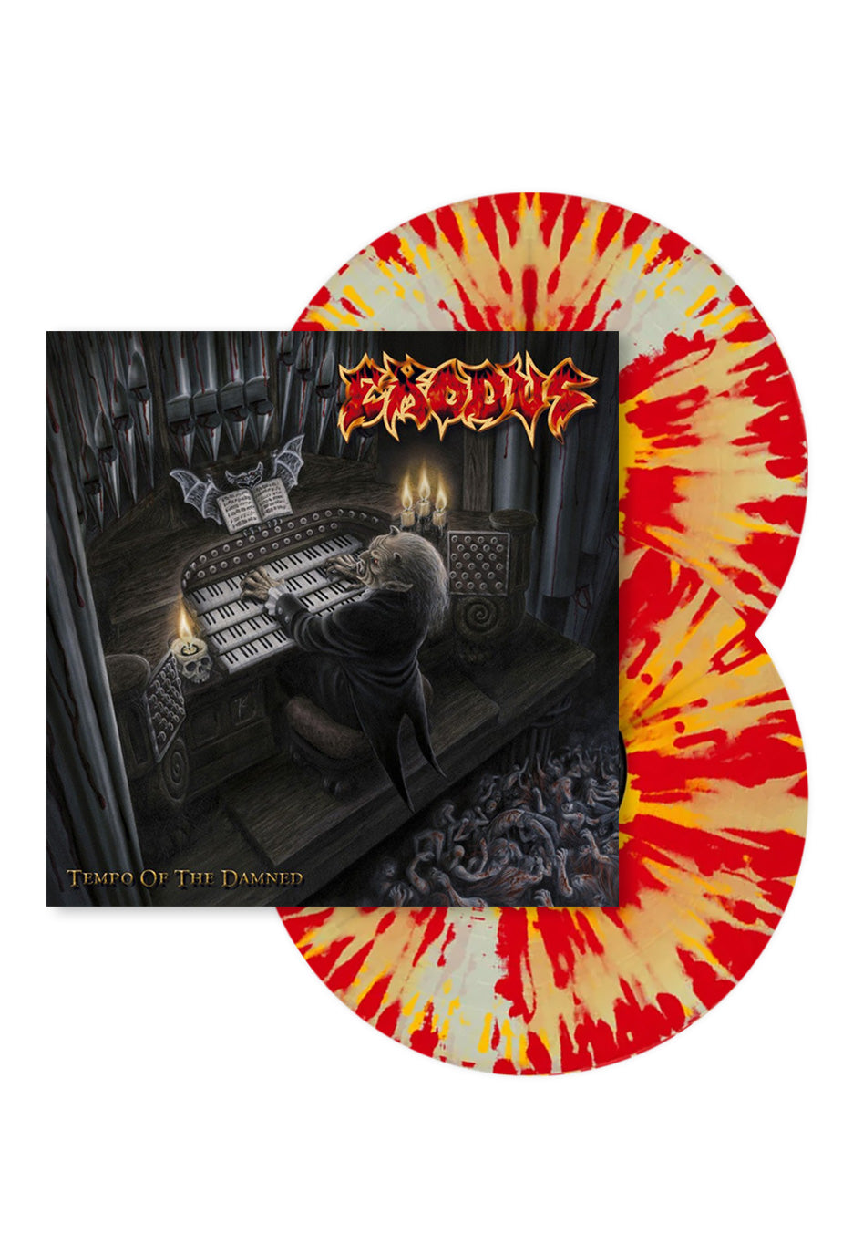 Exodus - Tempo Of The Damned (20th Anniversary) Ltd. Natural w/ Yellow/Red - Splattered 2 Vinyl | Neutral-Image