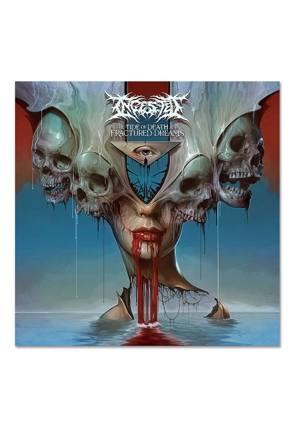 Ingested - The Tide Of Death And Fractured Dreams Blue - Marbled Vinyl | Neutral-Image