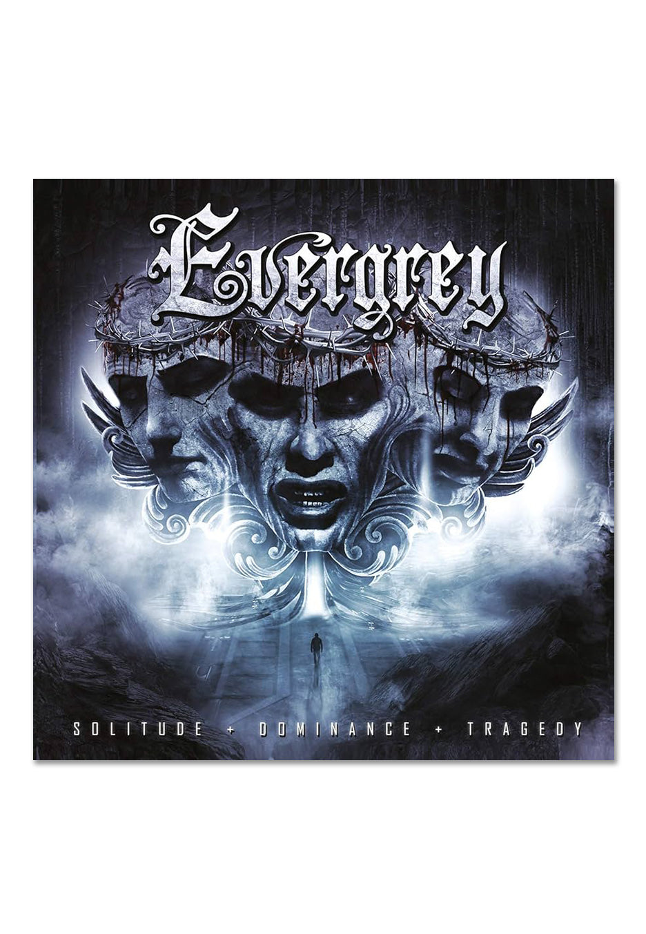 Evergrey - Solitude, Dominance, Tragedy Ltd. Silver/White/Black - Marbled Vinyl | Neutral-Image