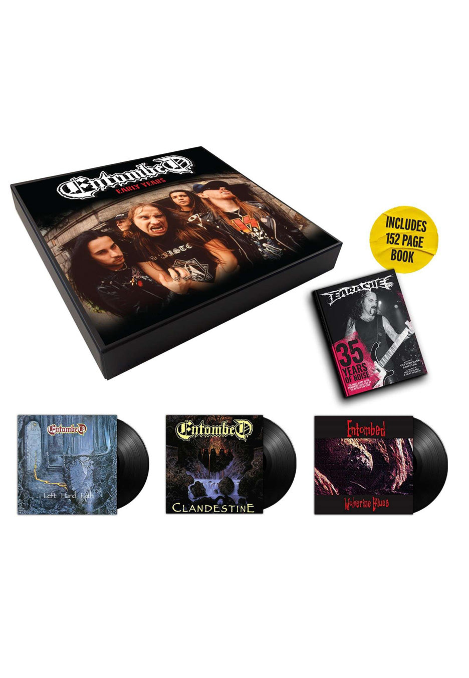 Entombed - Early Years (Collectors Box) - 3 Vinyl + Earache: 35 Years Of Noise Book | Neutral-Image