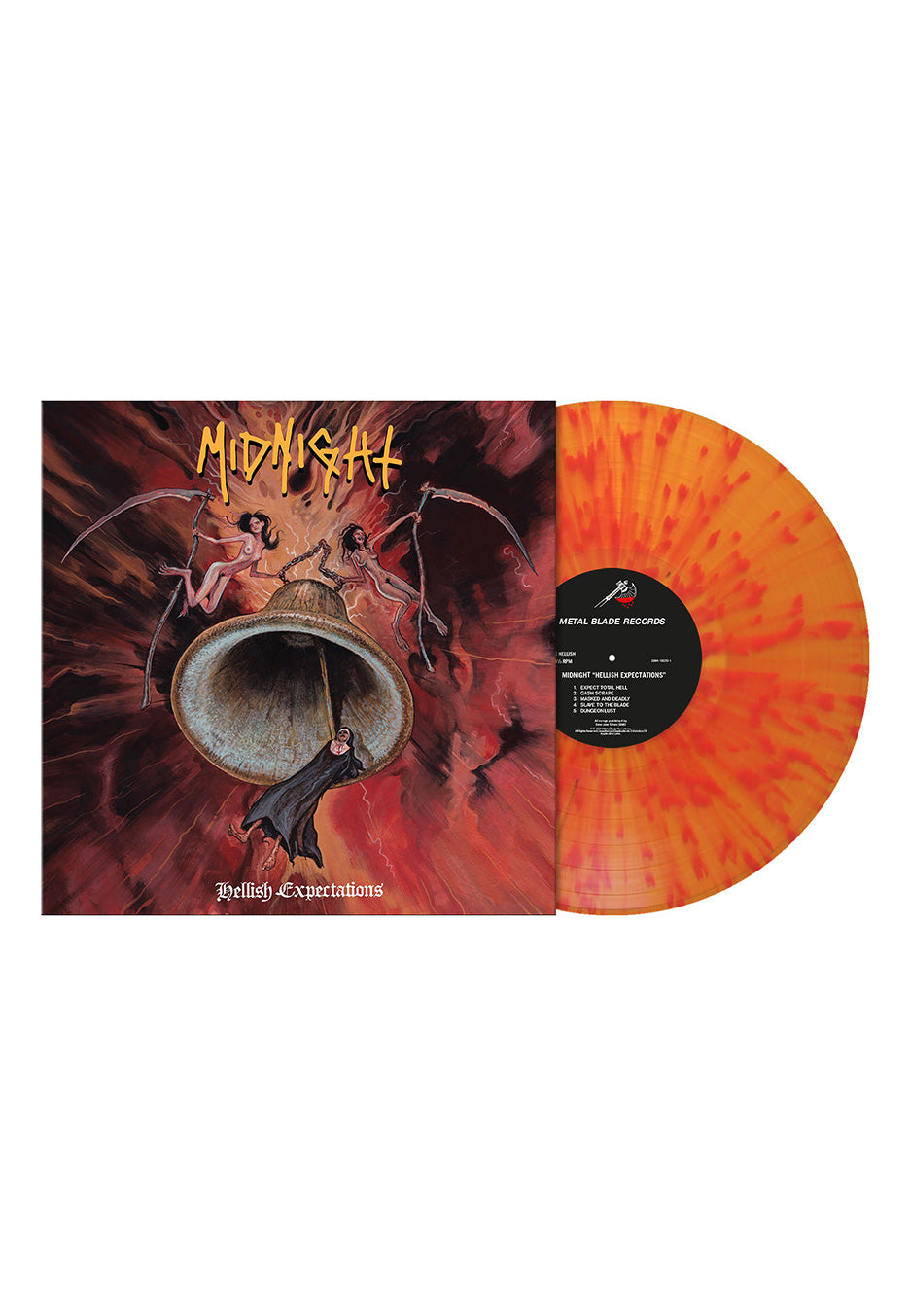 Midnight - Hellish Expectations Crimson Ltd. Orange/Red - Splattered Vinyl | Neutral-Image