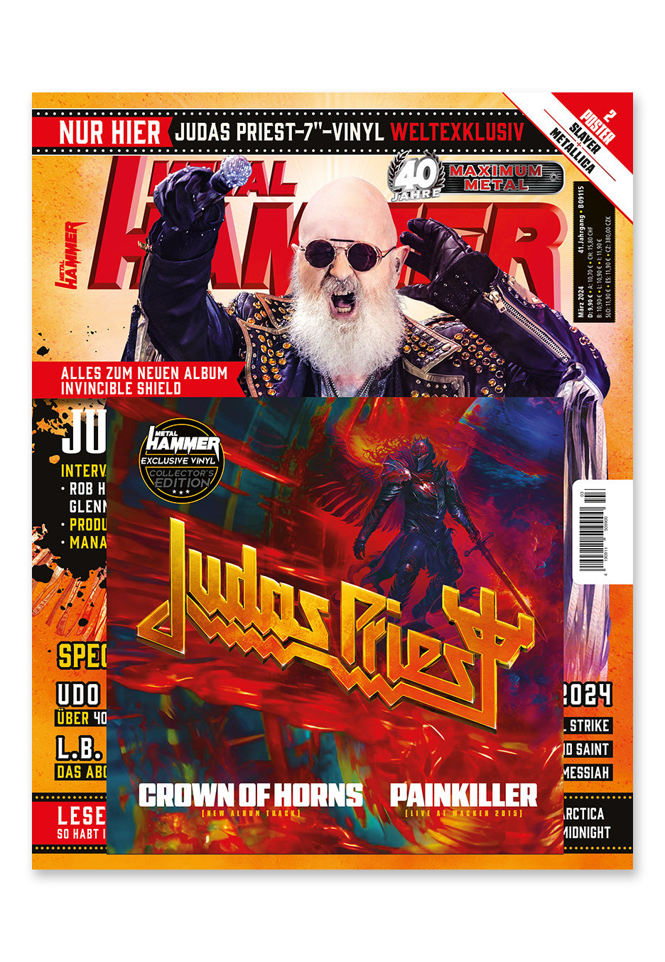 Metal Hammer - 03/2024 mit Weltexklusiver Judas Priest 7" - Magazine | Neutral-Image