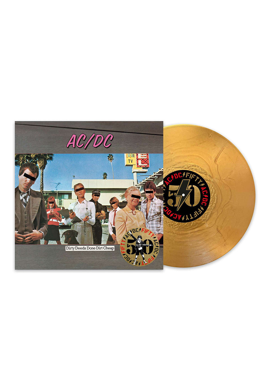 AC/DC - Dirty Deeds Done Dirt Cheap (Limited 50th Anniversary Edition) Gold - Colored Vinyl | Neutral-Image