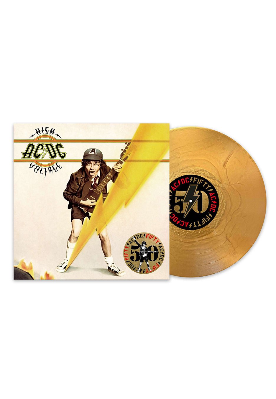 AC/DC - High Voltage (Limited 50th Anniversary Edition) Gold - Colored Vinyl | Neutral-Image