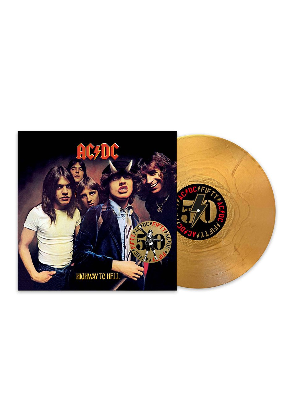 AC/DC - Highway To Hell (Limited 50th Anniversary Edition) Gold - Colored Vinyl | Neutral-Image