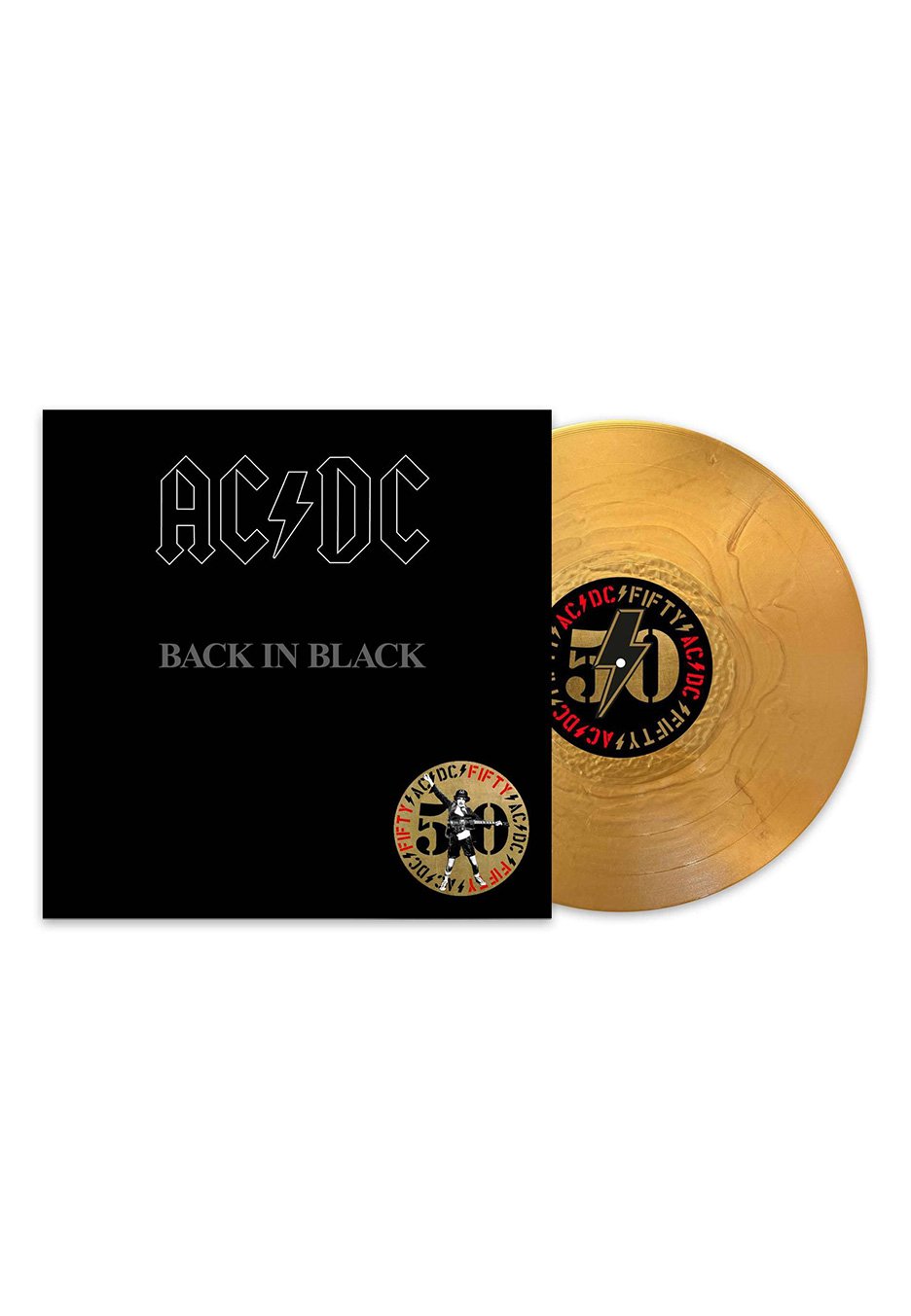 AC/DC - Back In Black (Limited 50th Anniversary Edition) Gold - Colored Vinyl | Neutral-Image