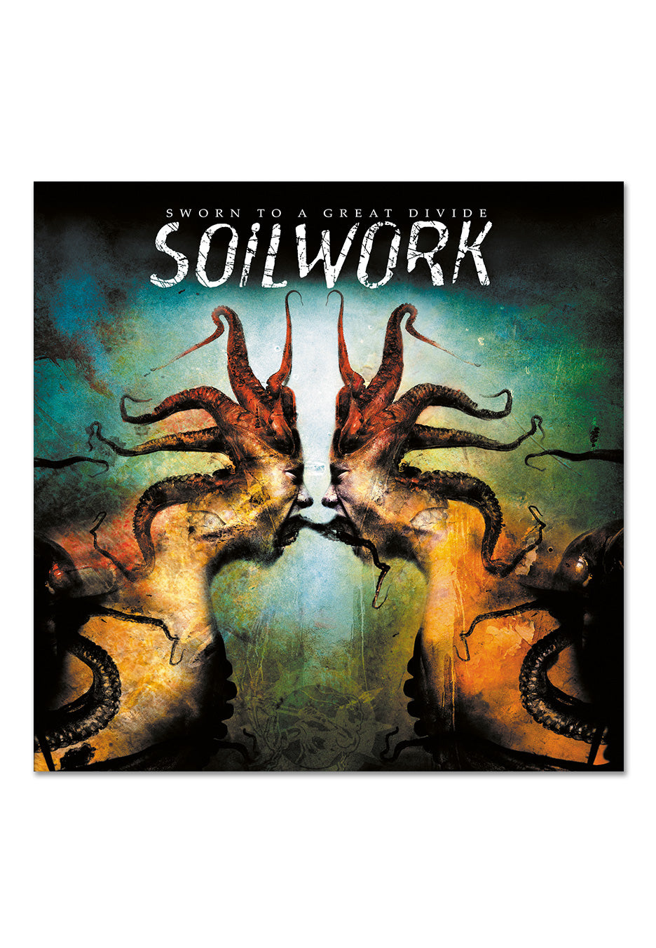 Soilwork - Sworn To A Great Divide Ltd. Orange/Green Sunburst - Colored Vinyl | Neutral-Image