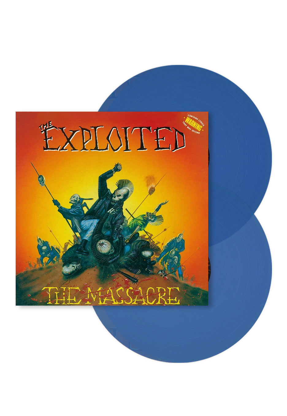 The Exploited - The Massacre (Special Edition) Ltd. Transparent Blue - Colored 2 Vinyl | Neutral-Image