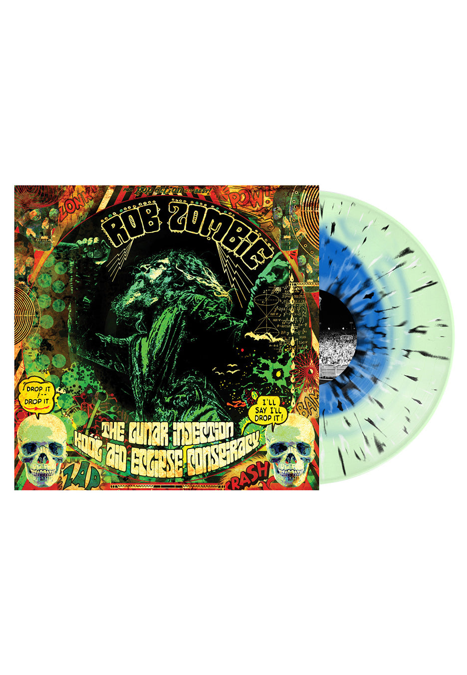 Rob Zombie - The Lunar Injection Kool Aid Eclipse Conspiracy Blue/Green/Black/Bone Ltd. - Splatter Vinyl | Neutral-Image