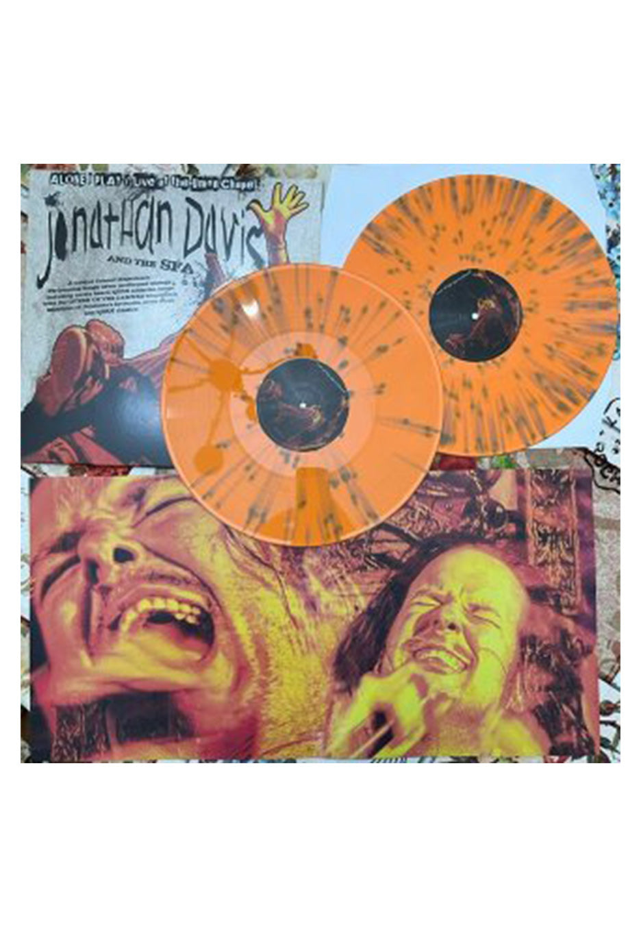 Jonathan Davis And The Simply Fucking Amazing - Alone I Play Orange/Black - Splattered Vinyl | Neutral-Image