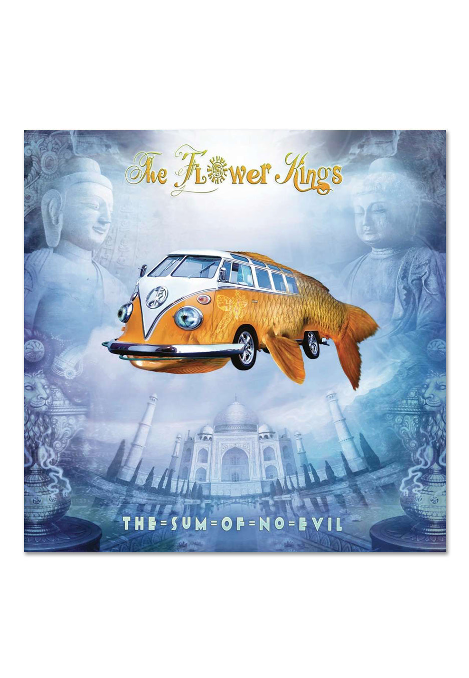 The Flower Kings - The Sum Of No Evil Transparent Light Blue - Colored 2 Vinyl + CD | Neutral-Image