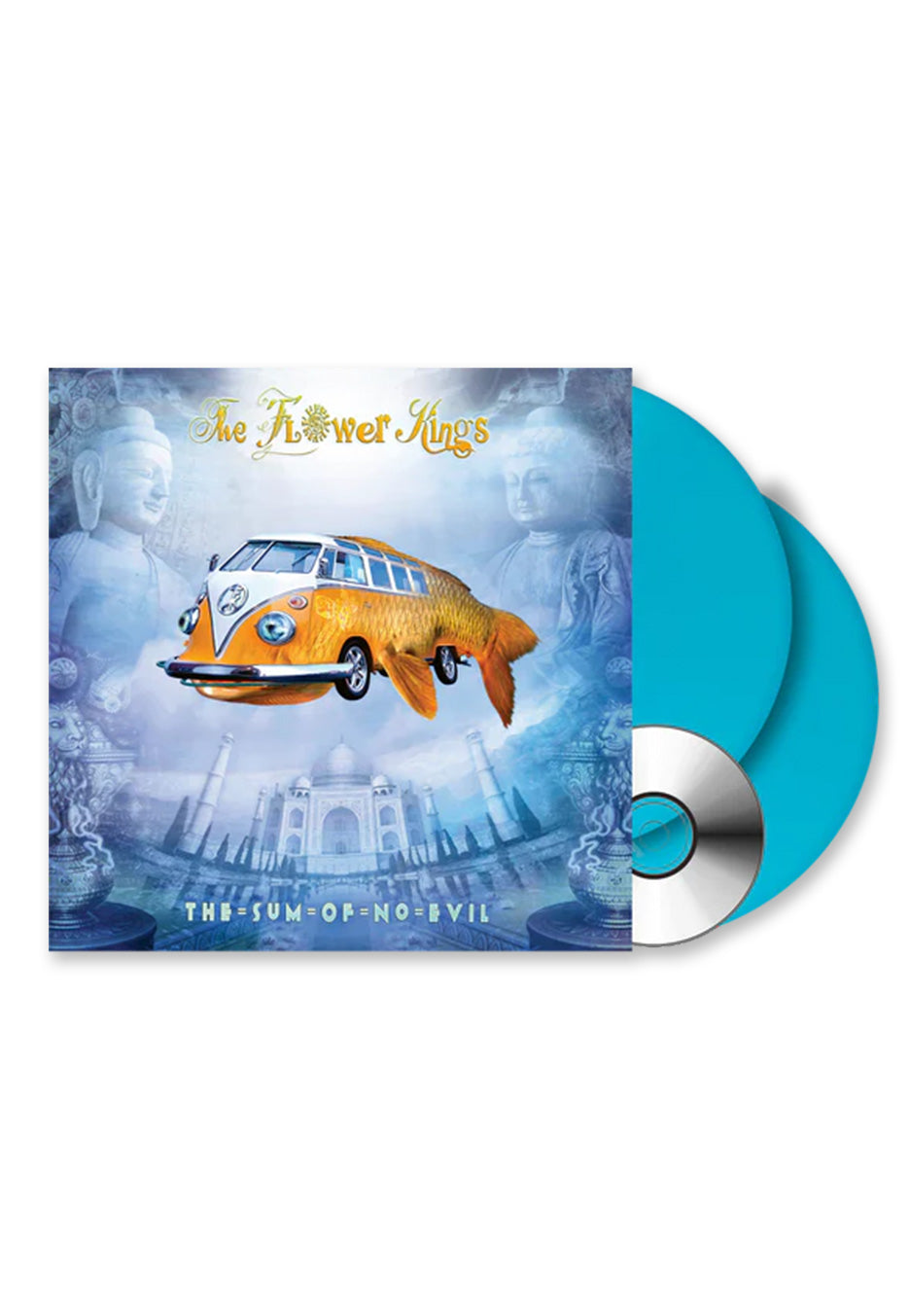 The Flower Kings - The Sum Of No Evil Transparent Light Blue - Colored 2 Vinyl + CD | Neutral-Image