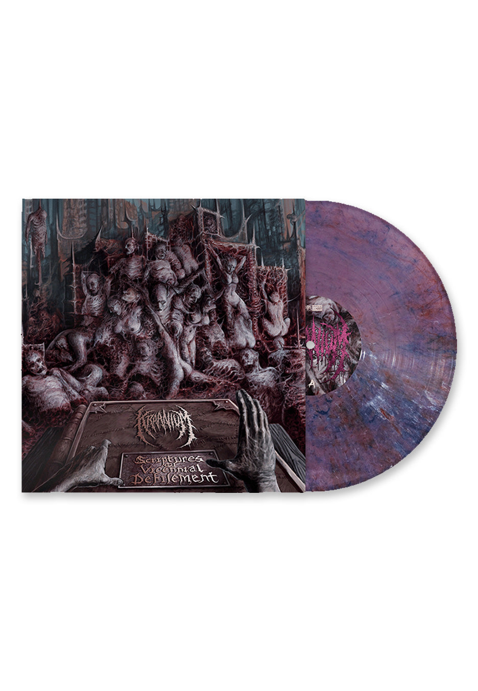 Kraanium - Scriptures Of Vicennial Defilement Purple - Marbled Vinyl | Neutral-Image