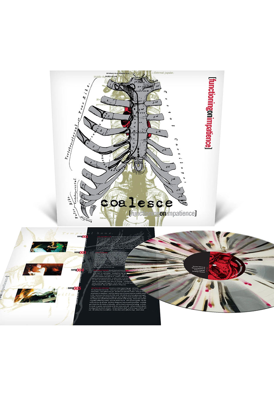 Coalesce - Functioning On Impatience Ltd. White/Gold/Silver/Red - Splatter Vinyl | Neutral-Image