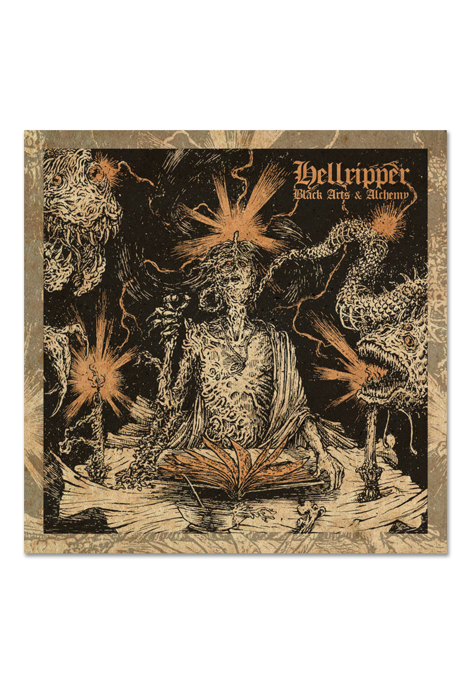 Hellripper - Black Arts & Alchemy Ltd. Orange - Colored Vinyl | Neutral-Image