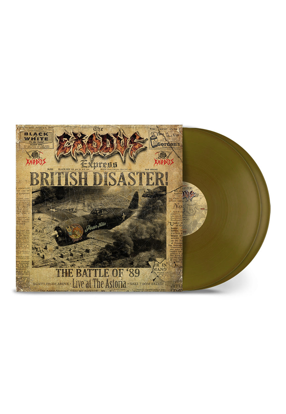 Exodus - British Disaster: The Battle Of '89 (Live At The Astoria) Ltd. Gold - Colored 2 Vinyl | Neutral-Image