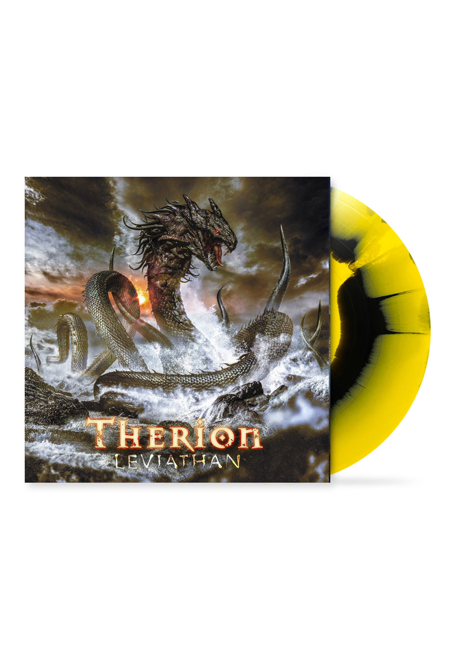 Therion - Leviathan Ltd. Yellow w/ Black Inkspot - Colored Vinyl | Neutral-Image