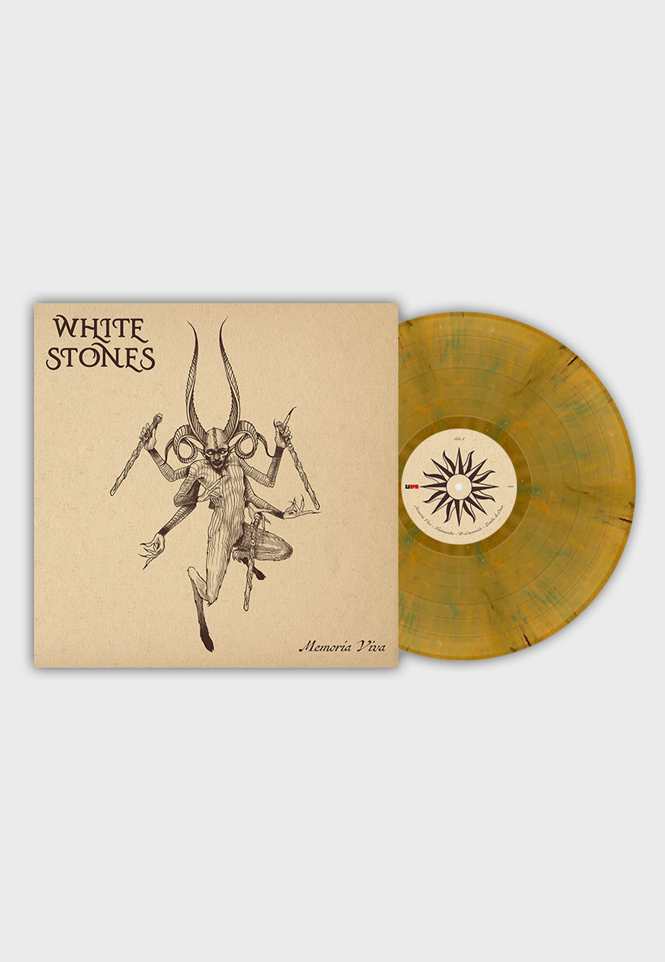 White Stones - Memoria Viva Ltd. Sepia - Marbled Vinyl | Neutral-Image