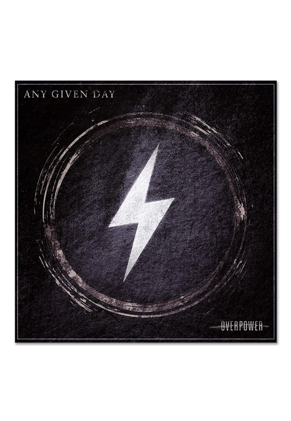 Any Given Day - Overpower Ltd. Magenta w/ White - Splattered Vinyl | Neutral-Image