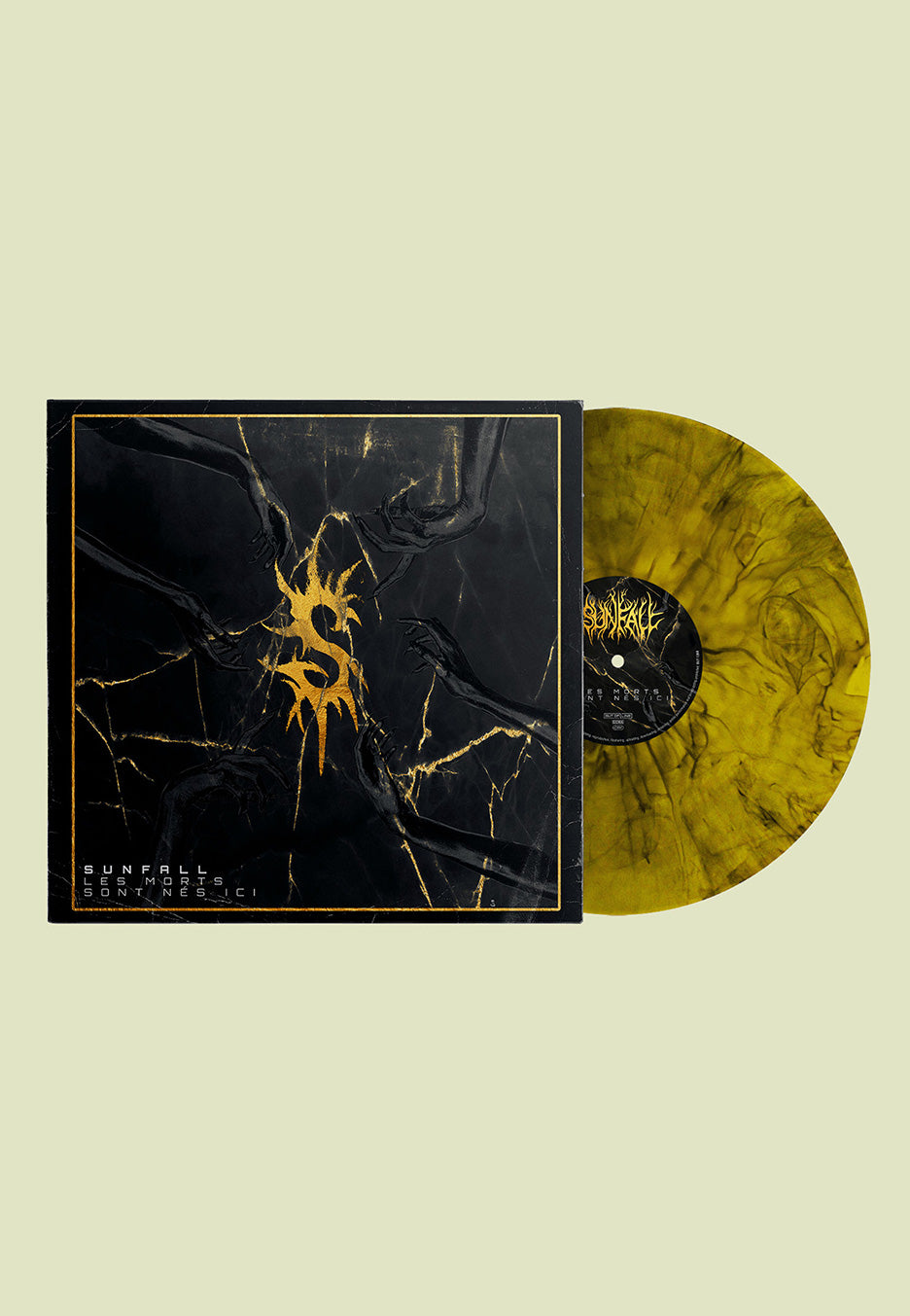 Sunfall - Les Morts Sont Nés Ici Ltd. Yellow/Black - Colored Vinyl | Neutral-Image