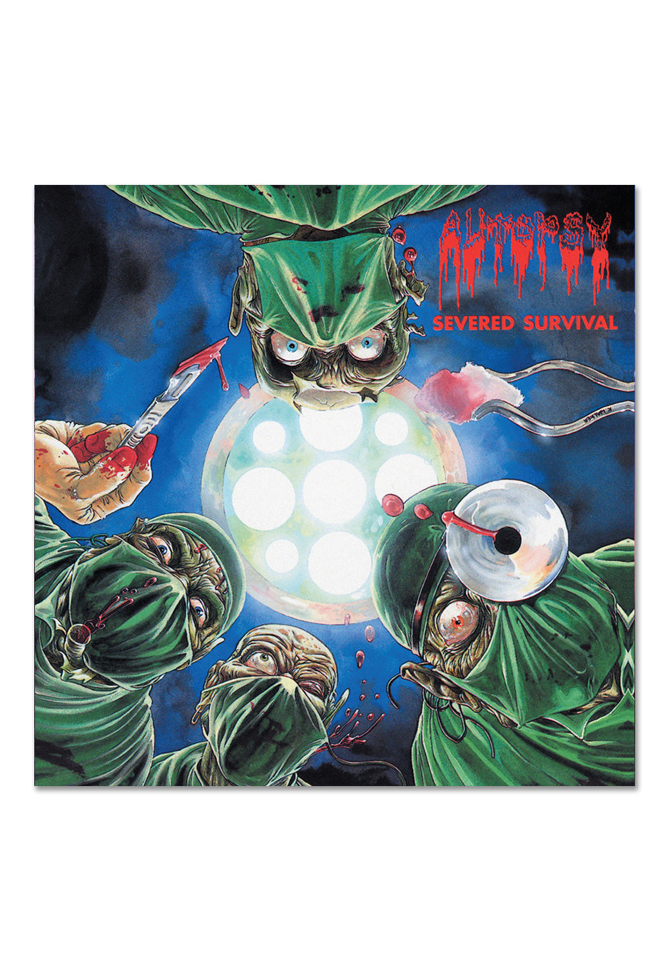 Autopsy - Severed Survival (35th Anniversary - Green Cover) Ltd. Red/Black - Marbled Vinyl | Neutral-Image