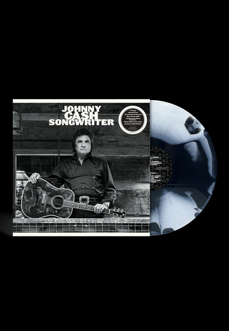 Johnny Cash - Songwriter Ltd. Black/White - Colored Vinyl | Neutral-Image