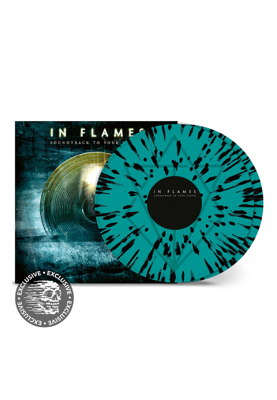 In Flames - Soundtrack To Your Escape (20th Anniversary) Ltd. Turquoise/Black - Splatter 2 Vinyl | Neutral-Image