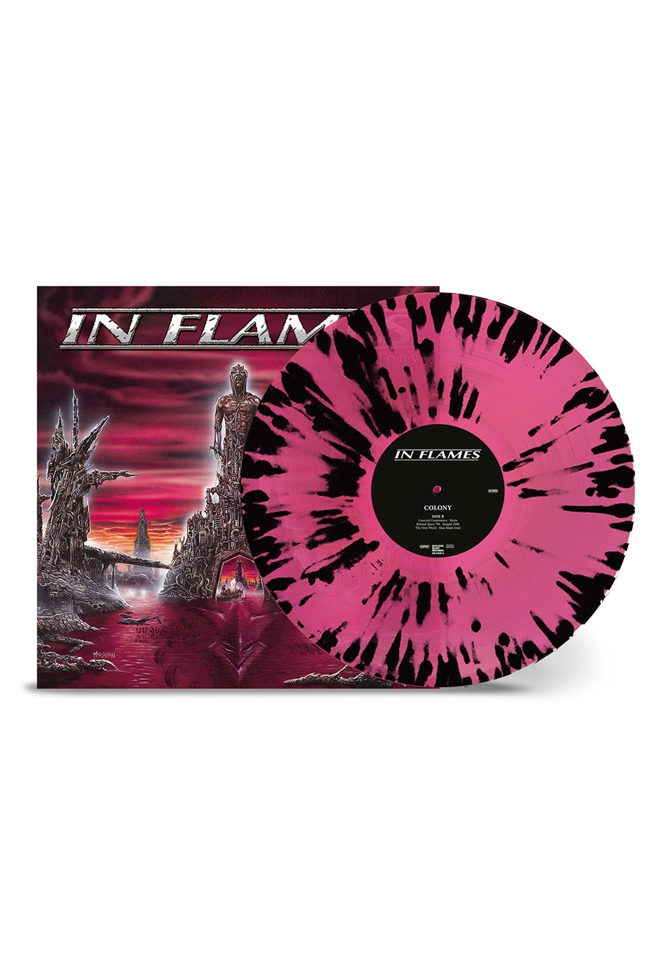 In Flames - Colony (25th Anniversary) Ltd. Transparent Magenta/Black - Splatter Vinyl | Neutral-Image