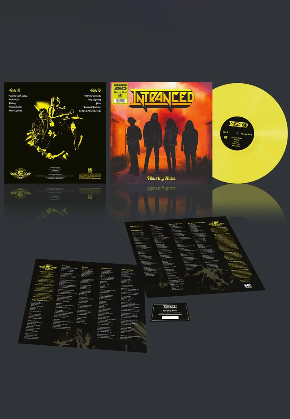 Intranced - Muerte Y Metal Ltd. Neon Yellow - Colored Vinyl | Neutral-Image