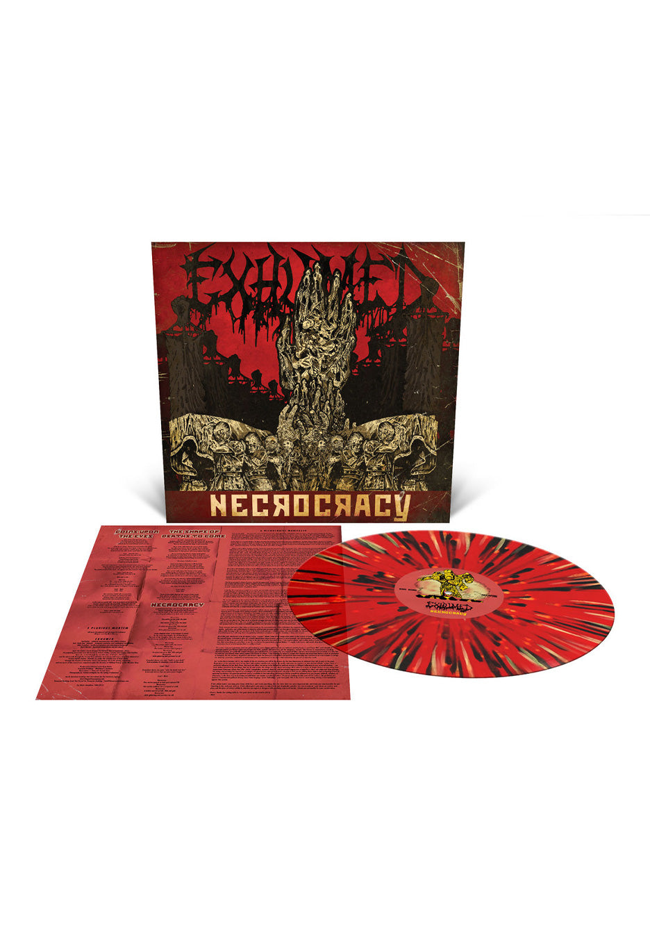 Exhumed - Necrocracy Ltd. Blood Red - Splatter Vinyl | Neutral-Image