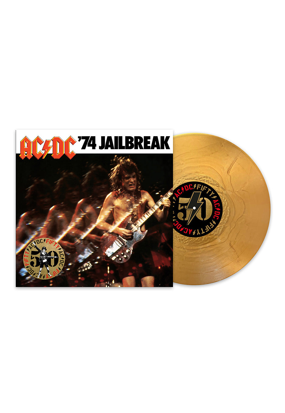 AC/DC - 74 Jailbreak (Limited 50th Anniversary) Gold - Colored Vinyl | Neutral-Image